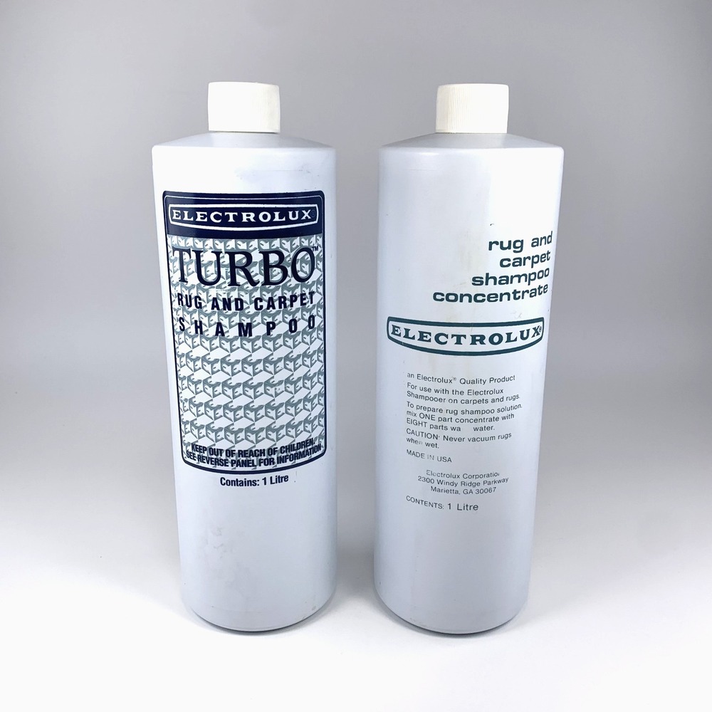 Vintage Electrolux TURBO Rug & Carpet Shampoo Cleaner  + Extra Bottle Partial